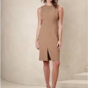 Banana Republic Tan Sheath Dress